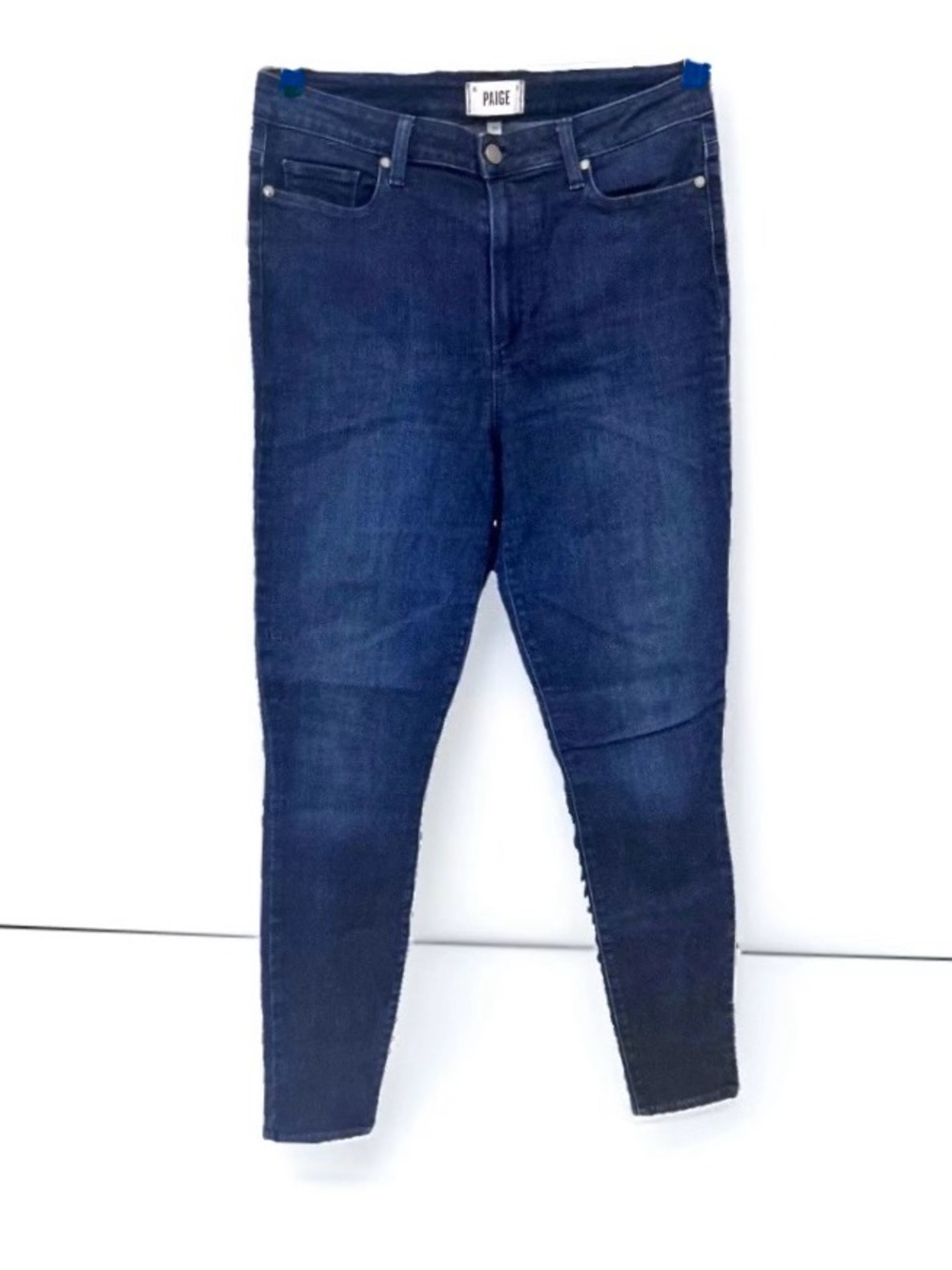 PAIGE Margot Ultra Skinny Jeans Womens 31 Dark Blue Stretch Denim